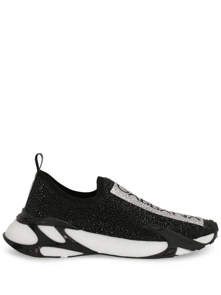 Dolce & Gabbana Fast rhinestone-embellished sneakers