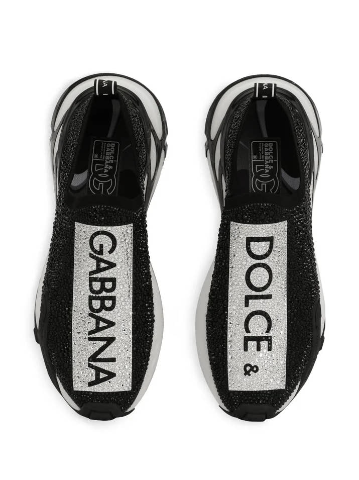 Dolce & Gabbana Fast rhinestone-embellished sneakers