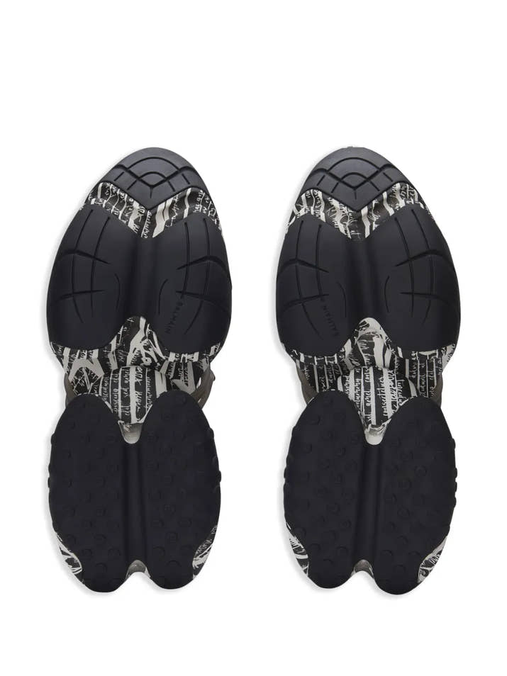 Balmain Unicorn Wave sneakers ( Black & White )