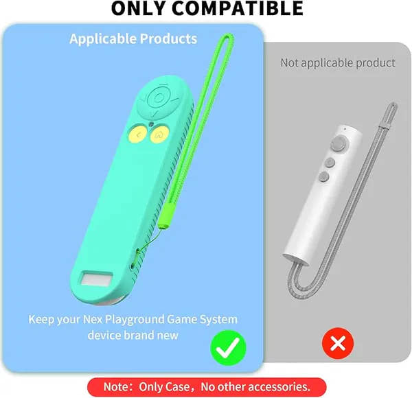 Green Silicone Protective Case for Playground Game Remote