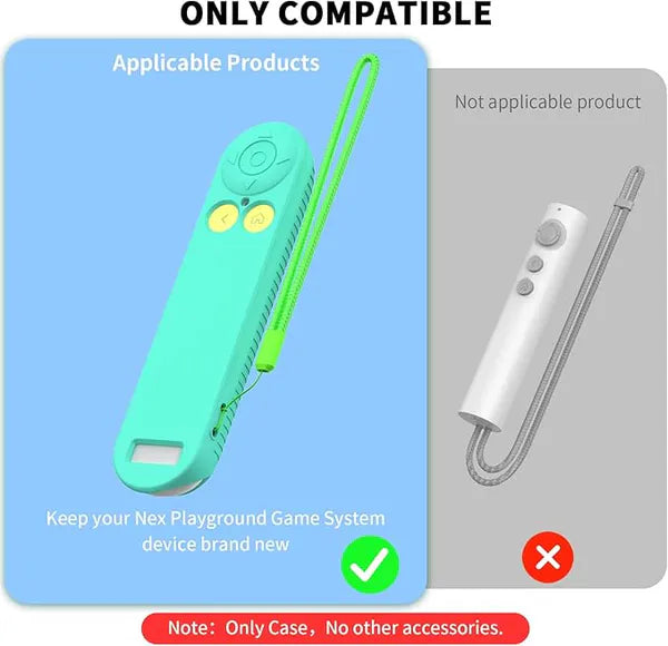 Green Silicone Protective Case for Playground Game Remote