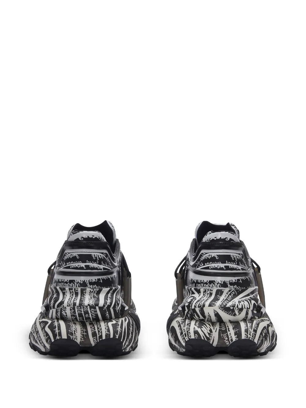 Balmain Unicorn Wave sneakers ( Black & White )