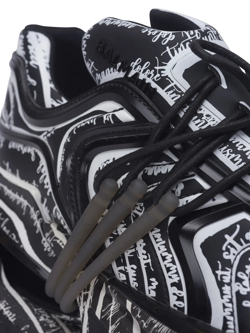 Balmain Unicorn Wave sneakers ( Black & White )