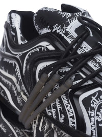 Balmain Unicorn Wave sneakers ( Black & White )