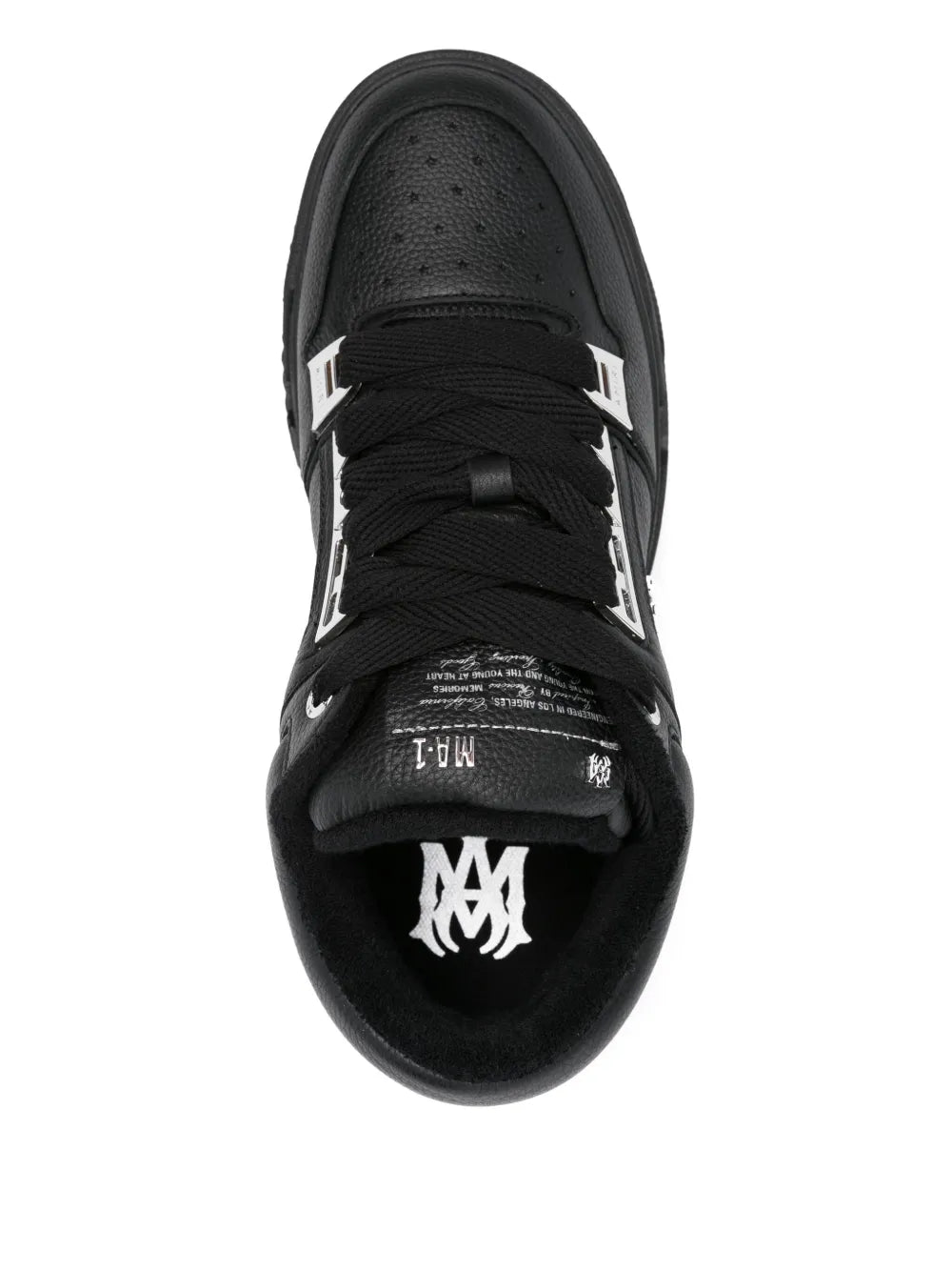 AMIRI logo-embellished leather sneakers