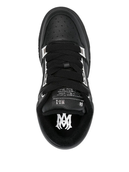 AMIRI logo-embellished leather sneakers