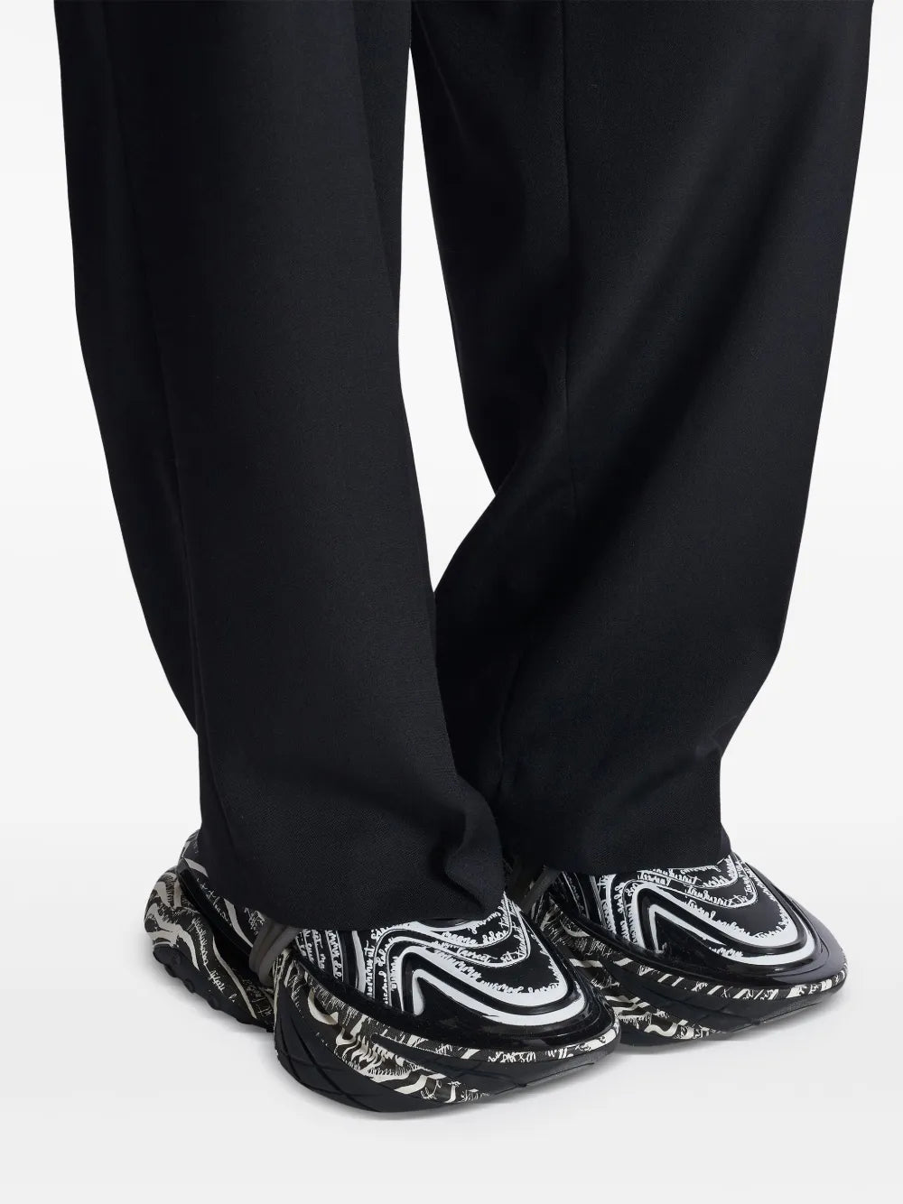 Balmain Unicorn Wave sneakers ( Black & White )